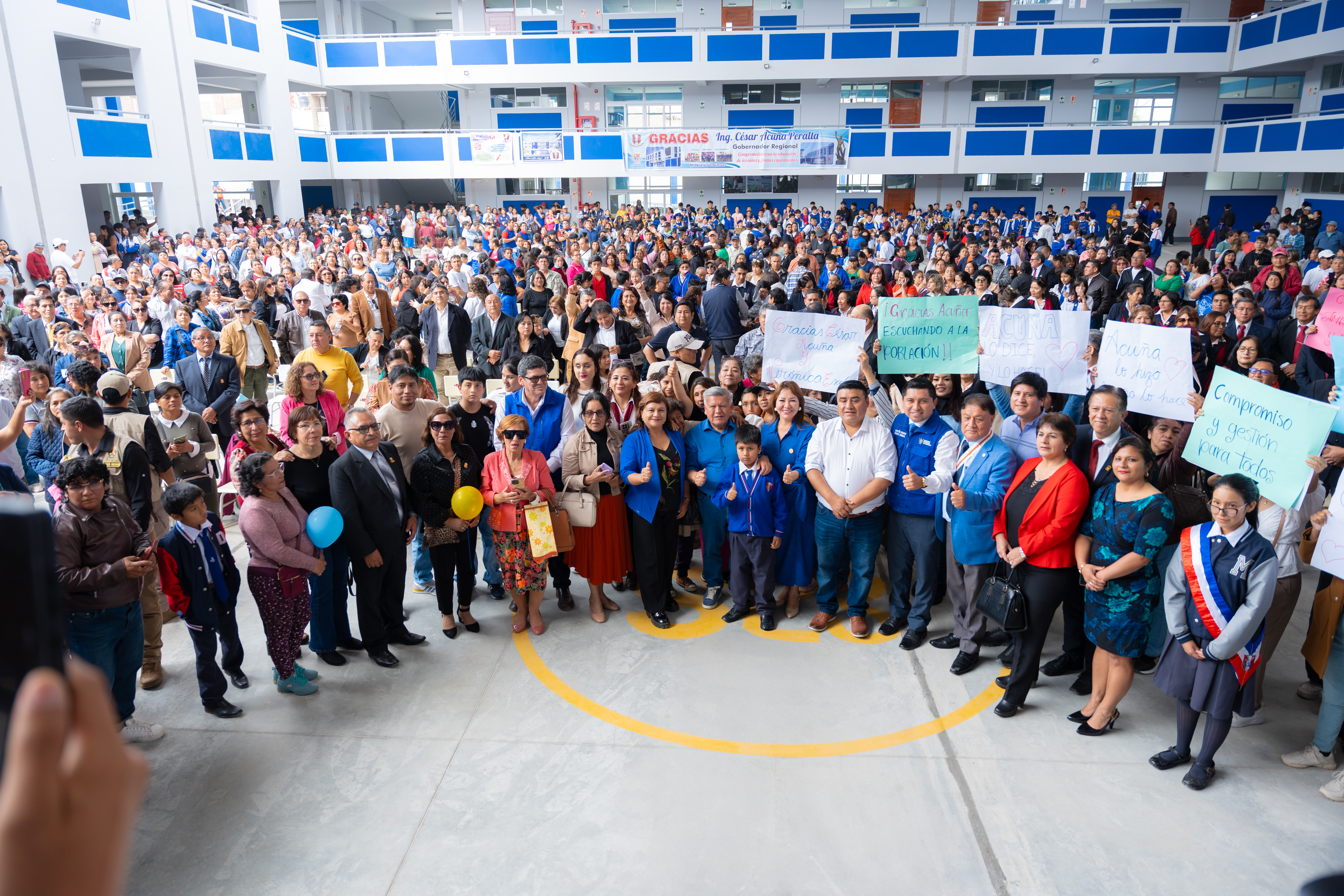Luego de 59 años con Cesar Acuña y GORE, entrega colegio José Olaya totalmente nuevo