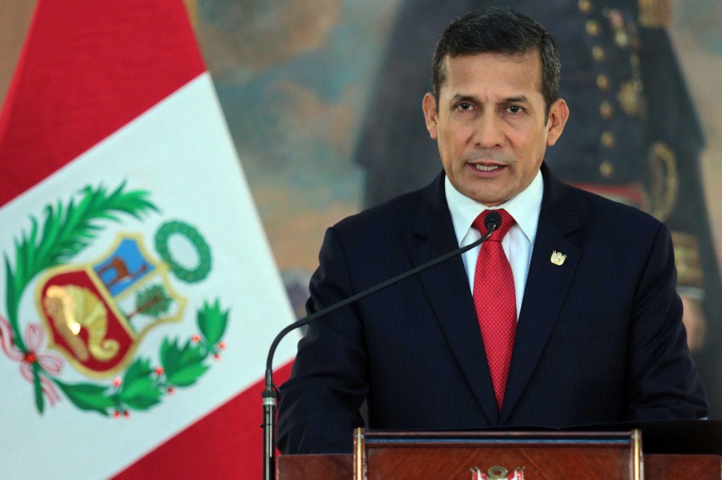 Ollanta Humala, presidente del Perú