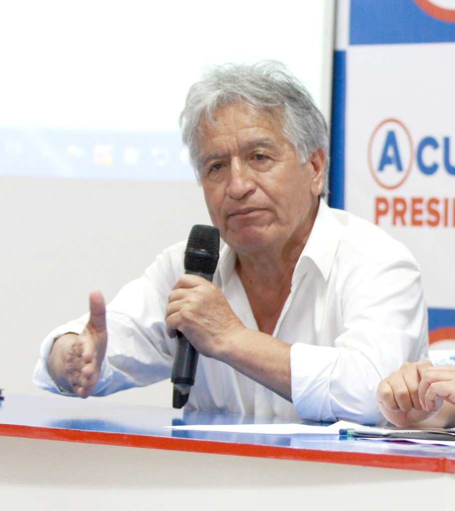 Virgilio Acuña indicó que el destino del Perú cambiará con la administración de César Acuña. Foto: APP. 