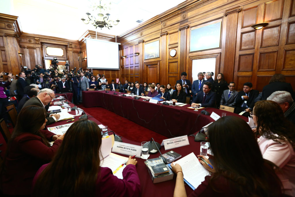 Comisión Investigadora Lava Jato recibió hoy a Keiko Fujimori. Foto: congreso.gob.pe